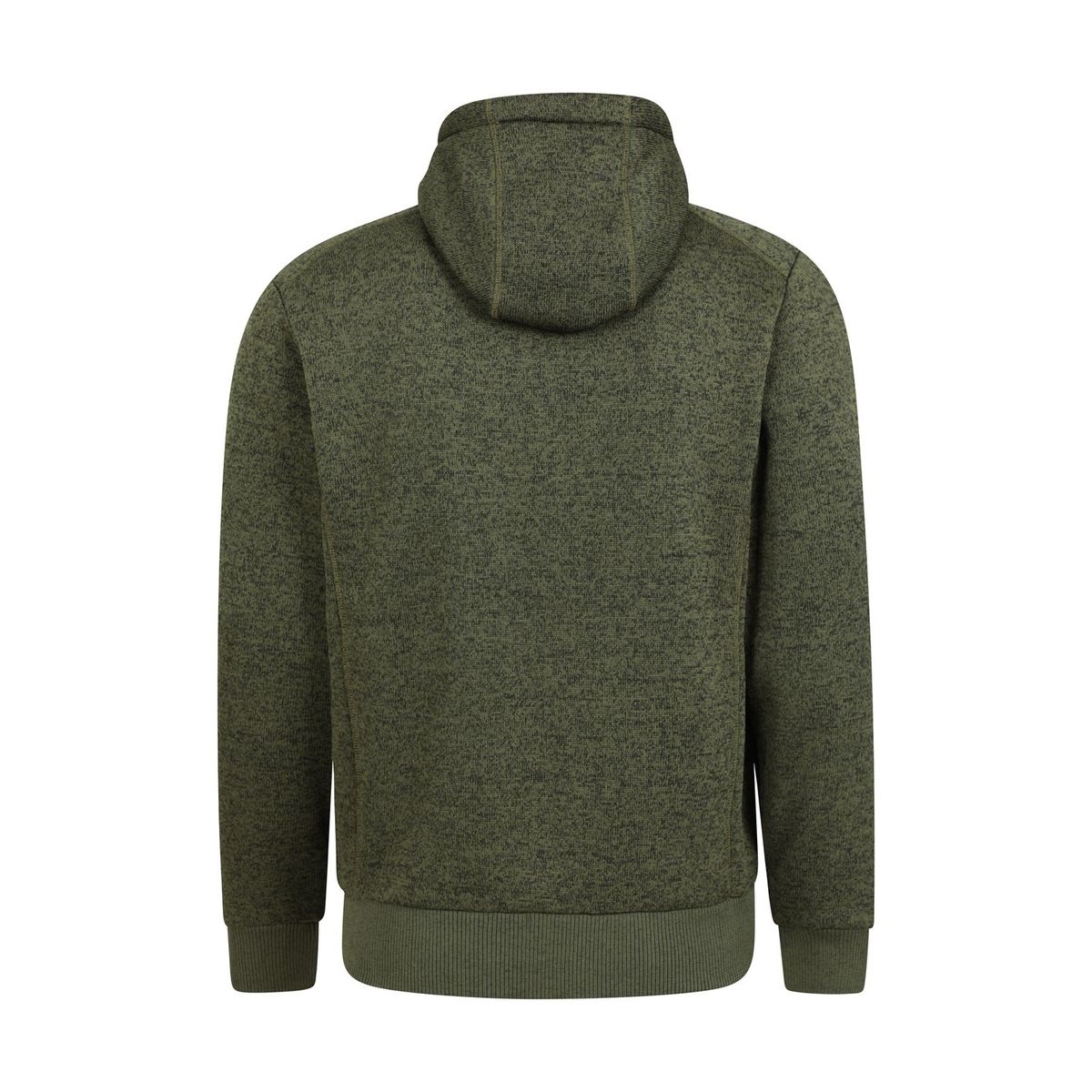 Sherpa-gefütterte Kapuzenjacke mit Reißverschluss