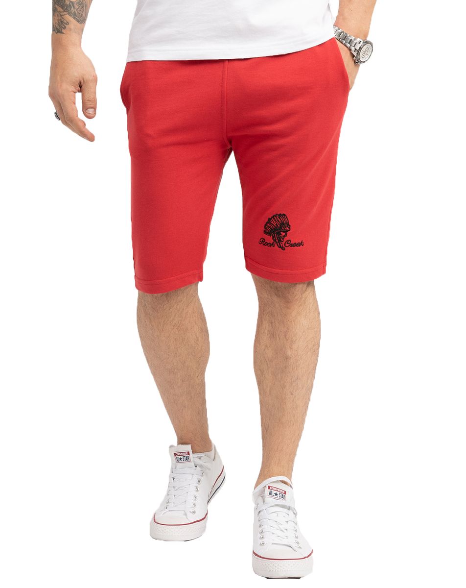 Lässige Baumwoll-Strickshorts