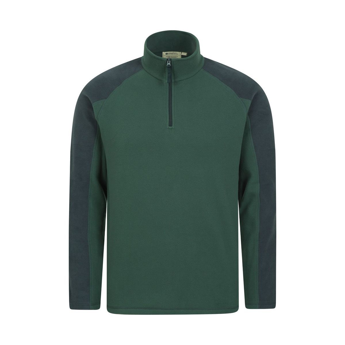 Herren Fleece Top mit halbem Reißverschluss