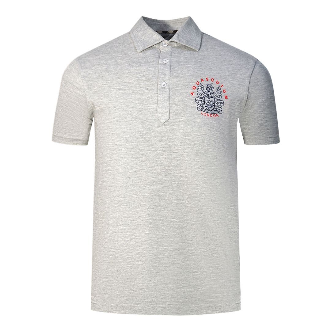Klassisches Polohemd mit Logo-Stickerei
