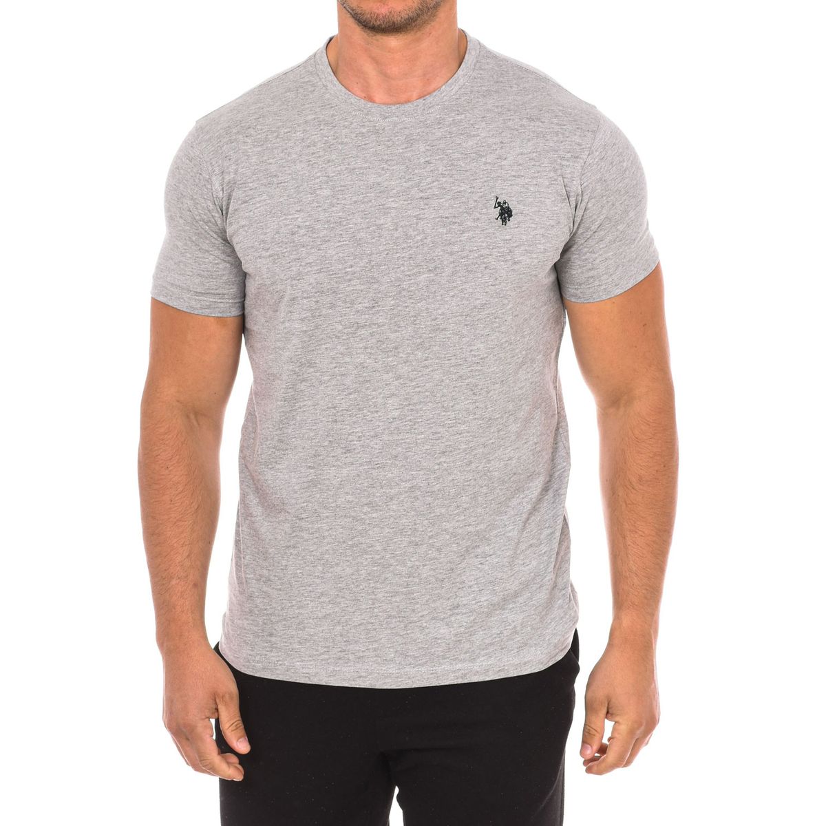 Klassisches Baumwoll T-Shirt mit Rundhalsausschnitt