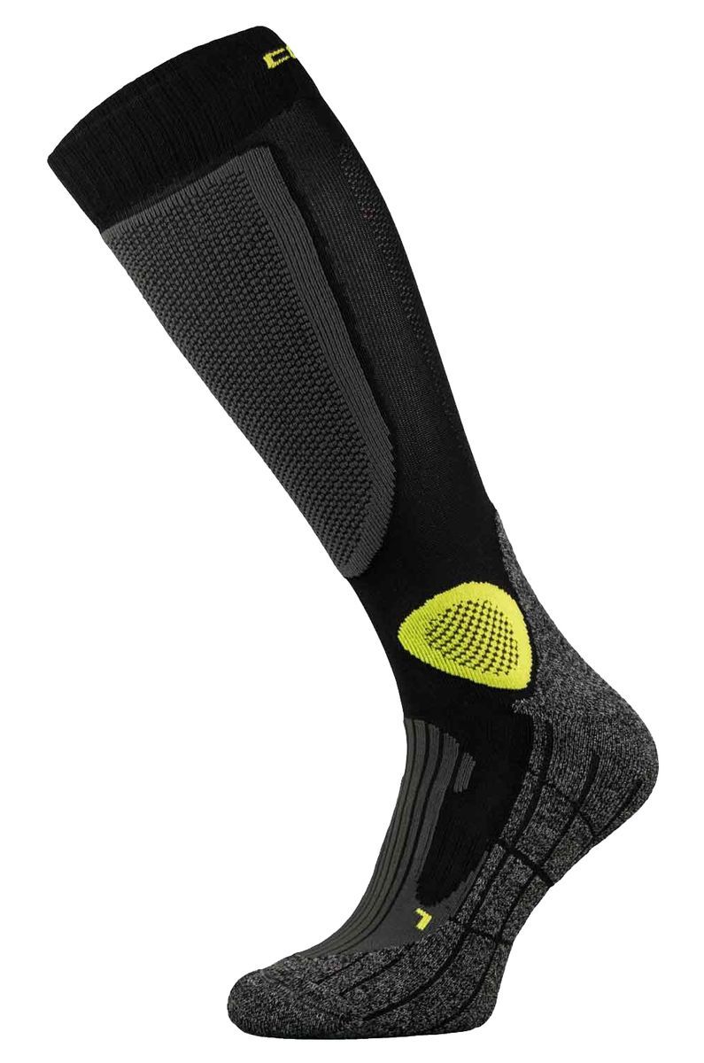 COMODO - Chaussettes Moto Trail | Homme et Femme Chaussettes pour Bottes de Moto - Vert Noir