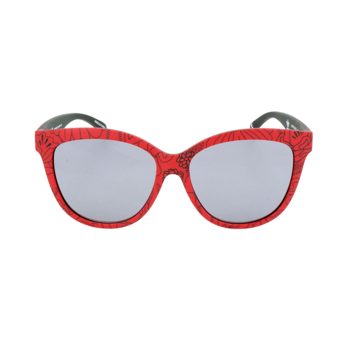 Herren Sonnenbrille mit rotem Rahmen