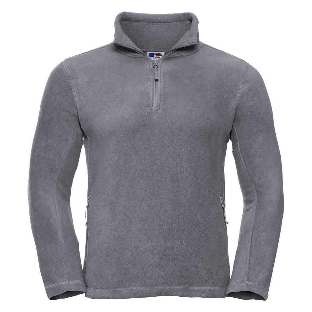 Herren Fleece-Pullover mit halbem Reißverschluss