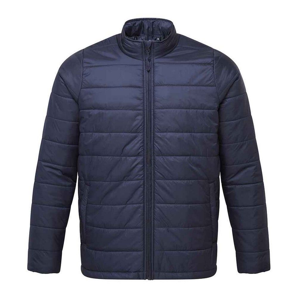 Marineblaue Steppjacke Recycelt