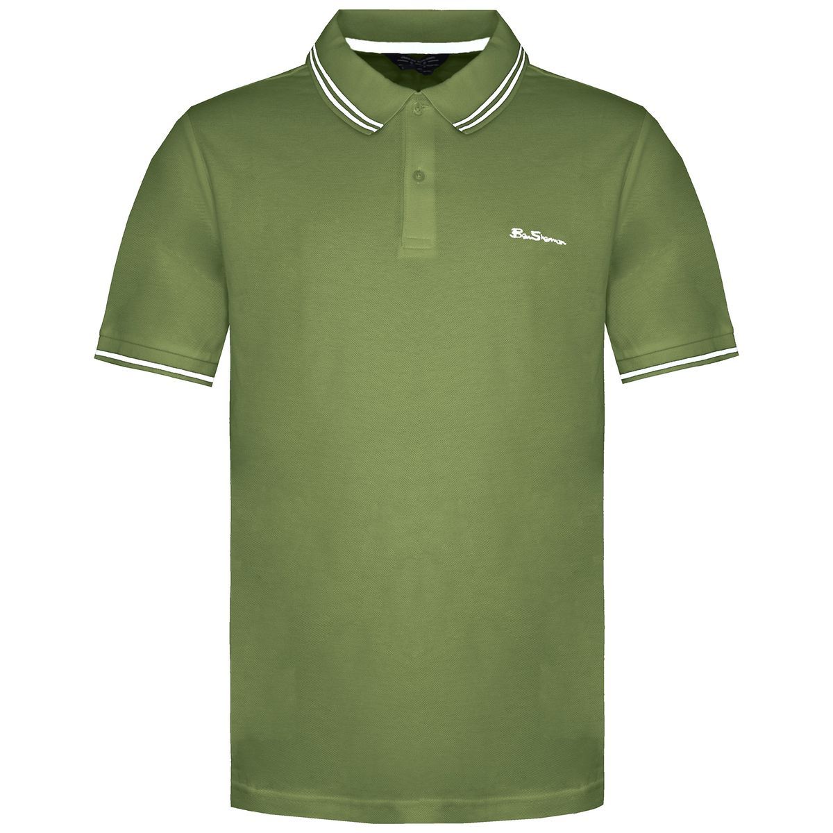 Herren Poloshirt mit Doppelstreifen
