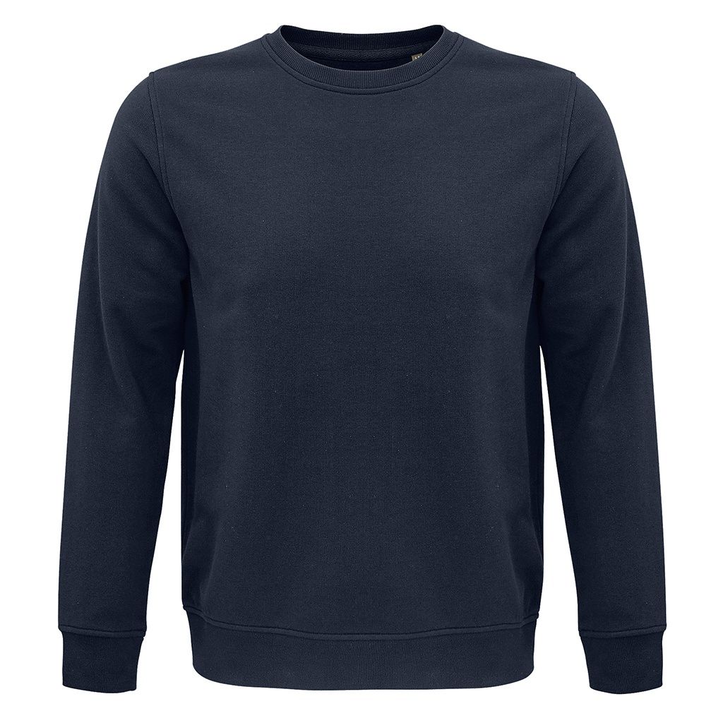 Klassisches Baumwoll-Sweatshirt mit Rundhalsausschnitt
