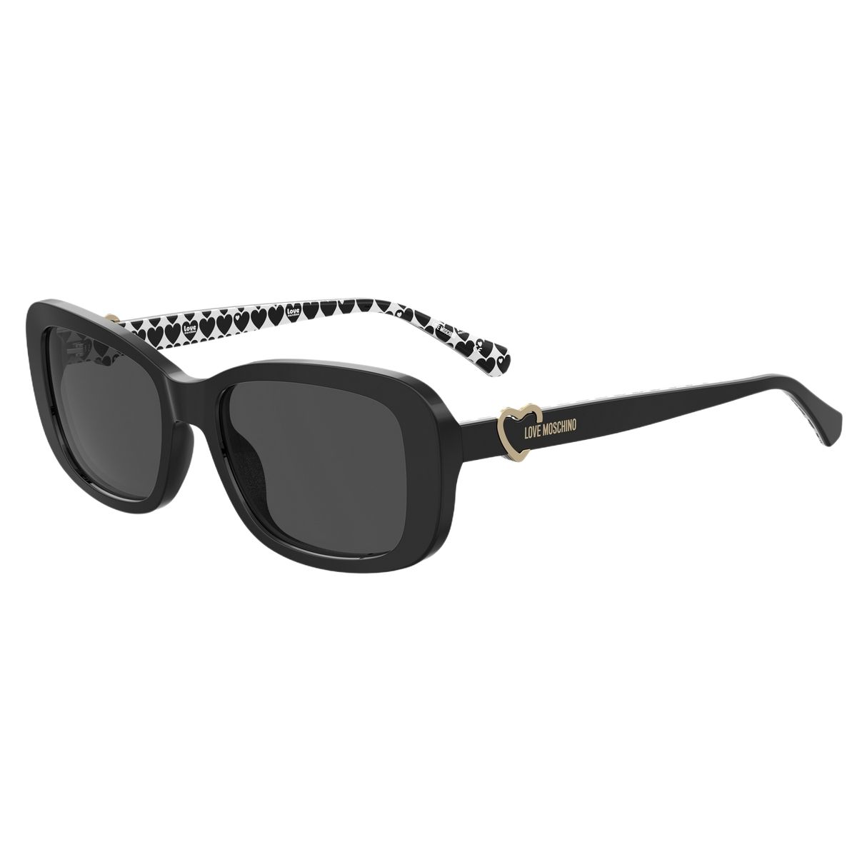 Klobige schwarze Acetat-Sonnenbrille
