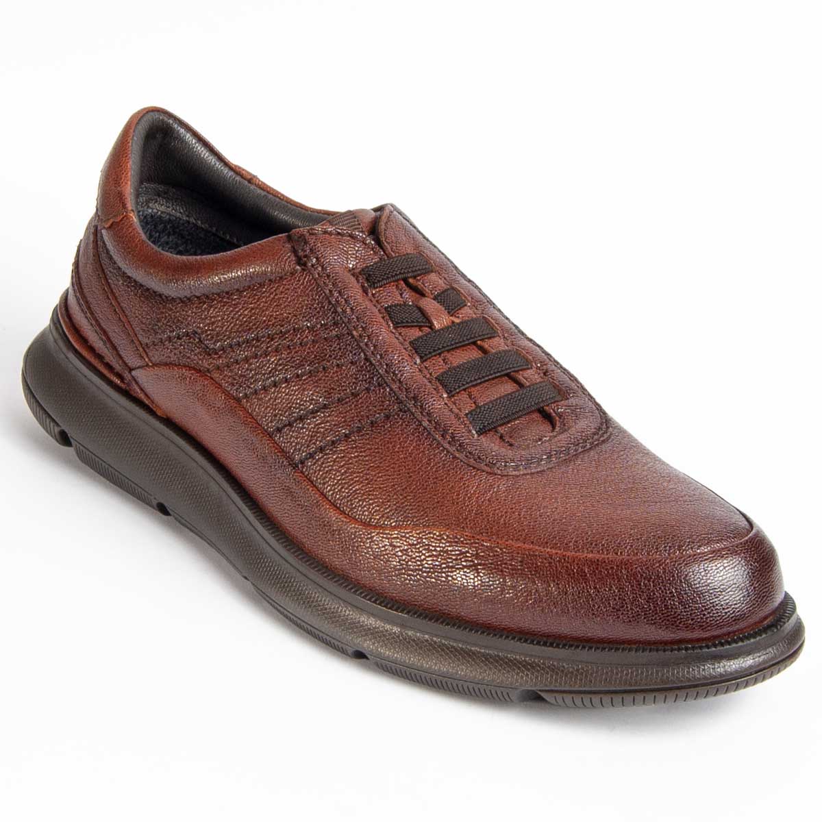 Strukturierte Leder-Komfort-Laufschuhe