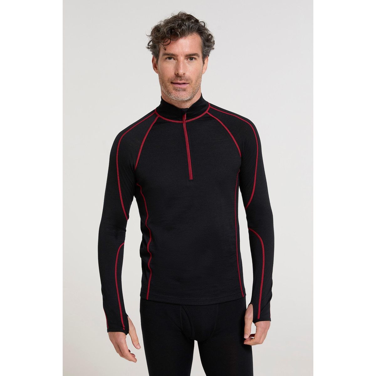 Herren Performance Merino Thermo-Oberteil