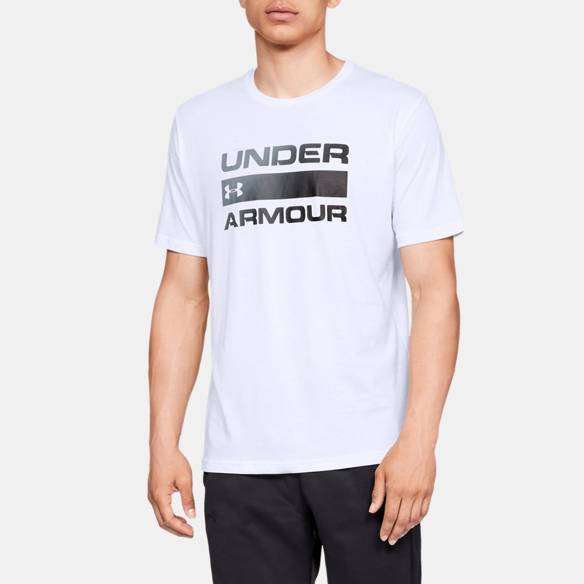 Under Armour Herren UA Team Issue Wordmark T-Shirt, Weiß