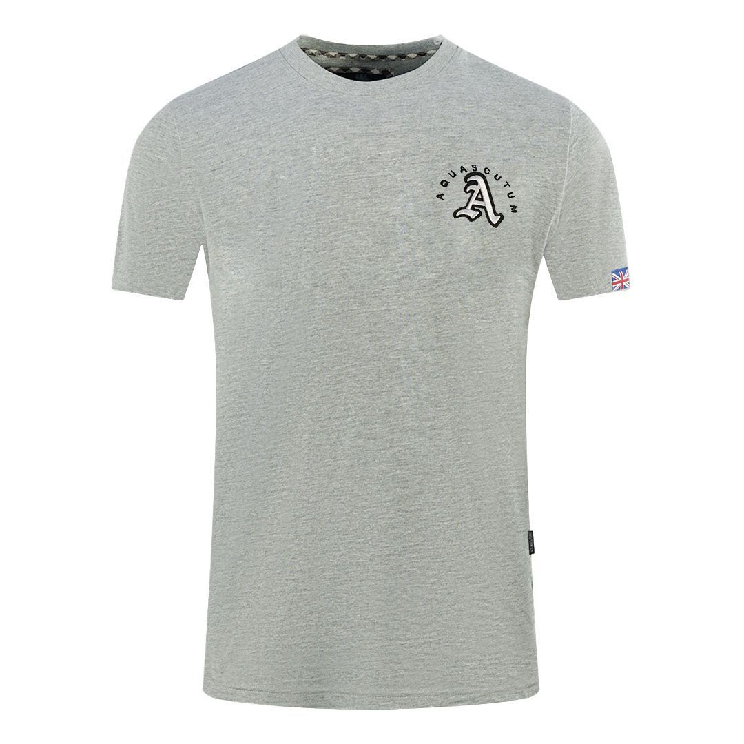 Baumwoll-T-Shirt mit gesticktem Logo