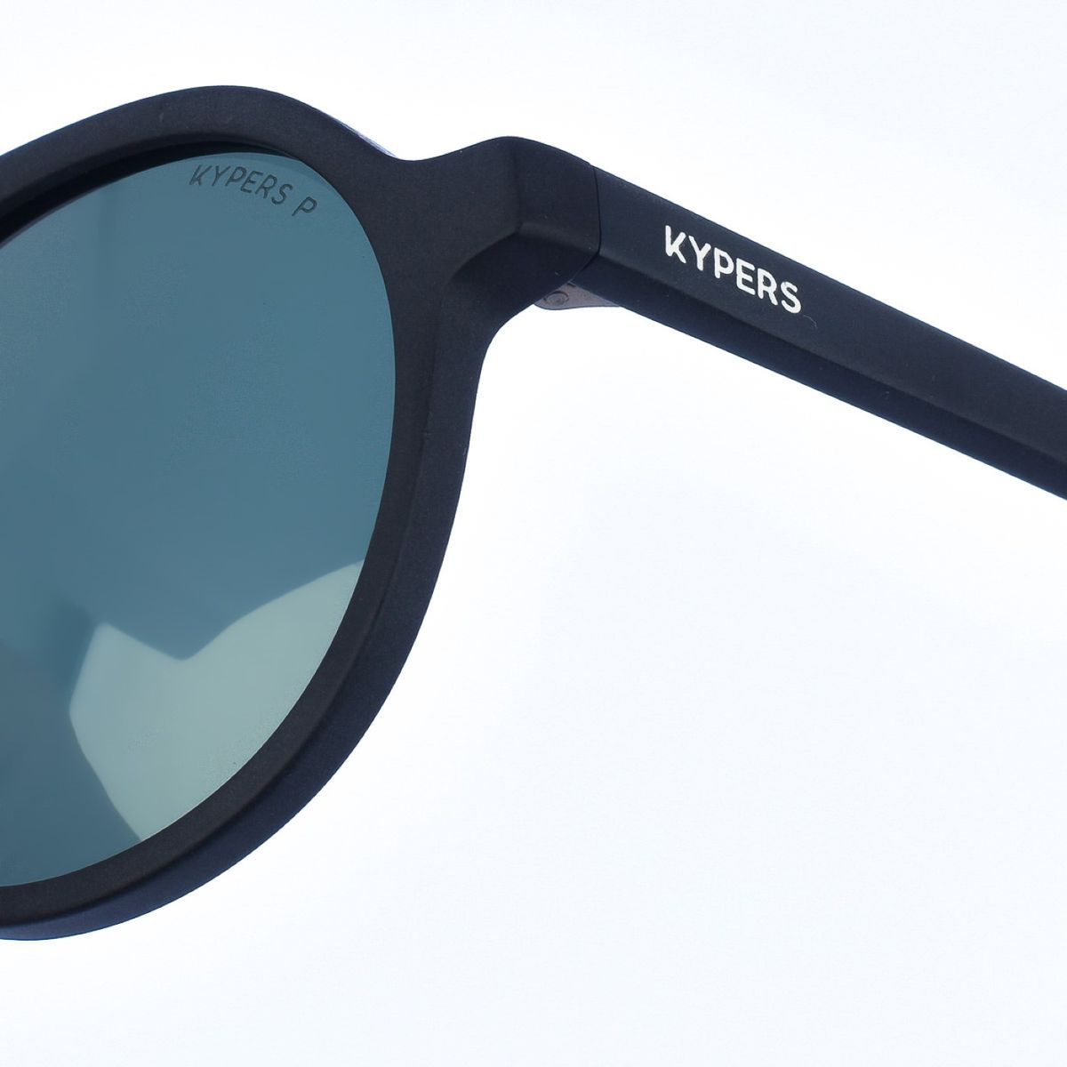 Matte Oval-Sonnenbrille mit Doppelsteg