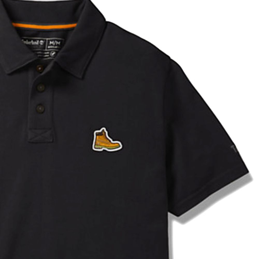 Klassisches Baumwoll-Polo mit Logo-Patch