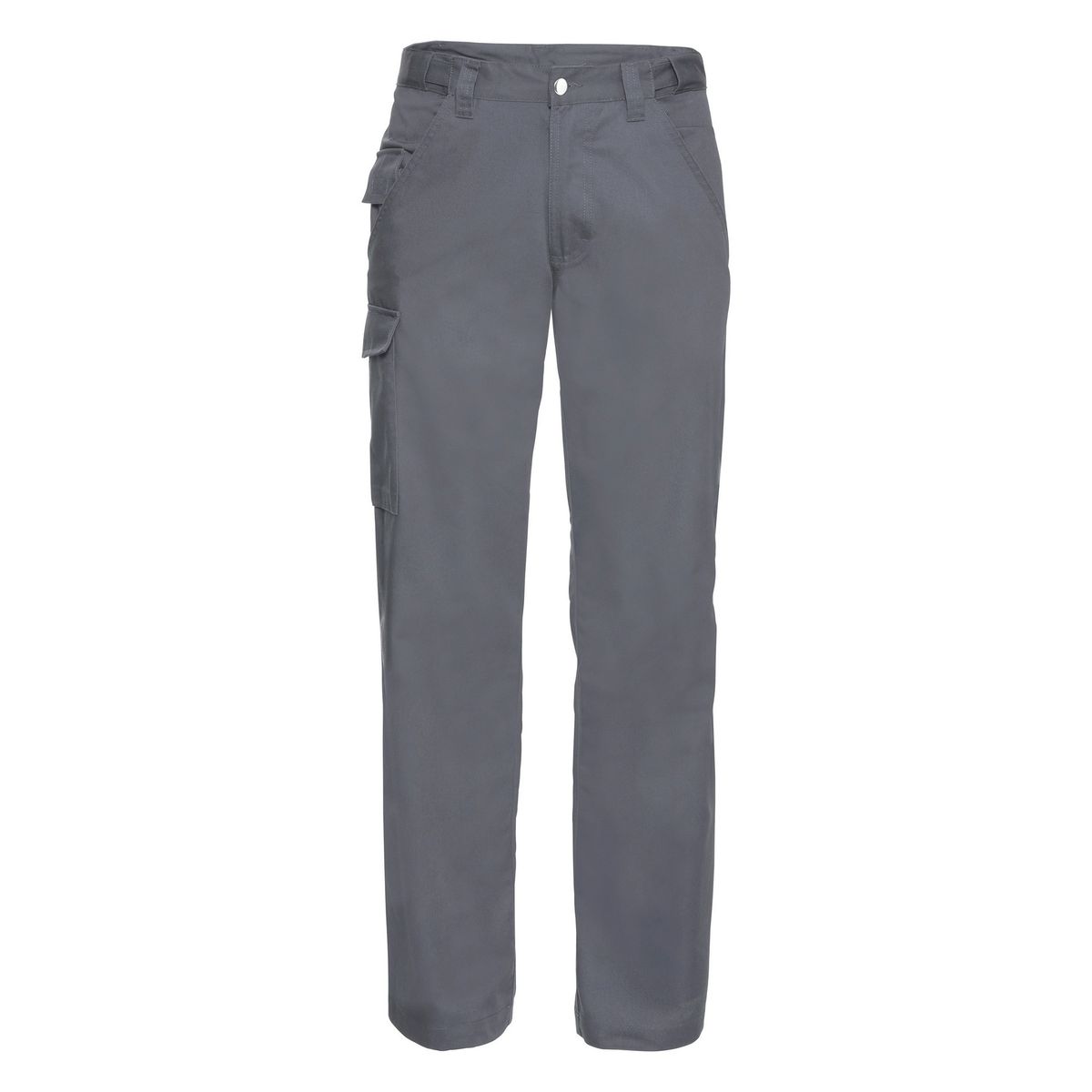 Graue Twill-Arbeitshose mit Cargotaschen
