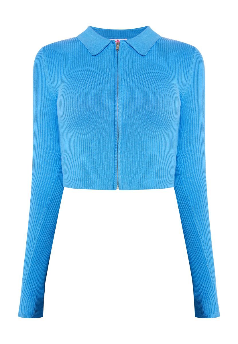 Mymo Gestreifte Zimmer Damen Himmelblau