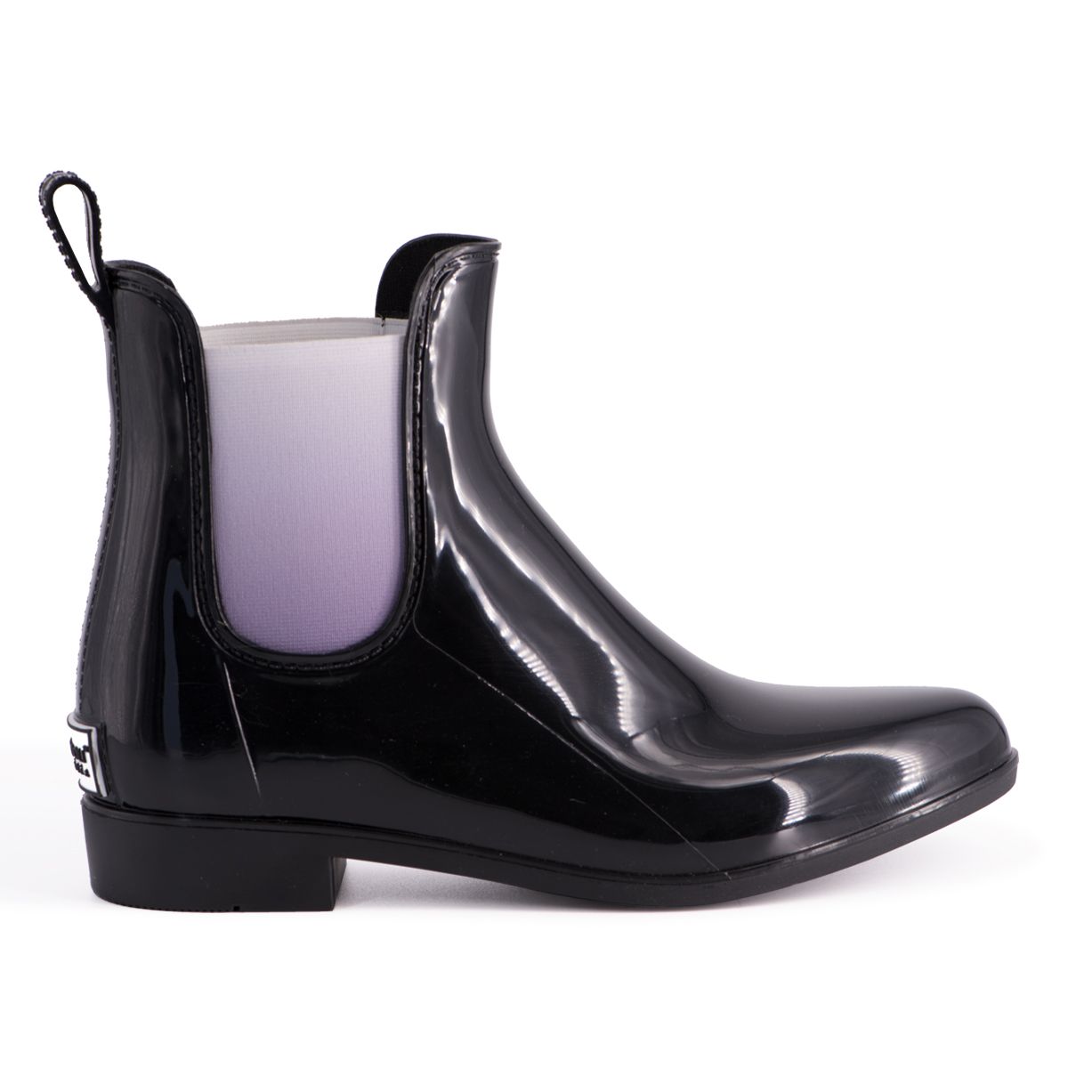 Glänzende Chelsea-Regenstiefel