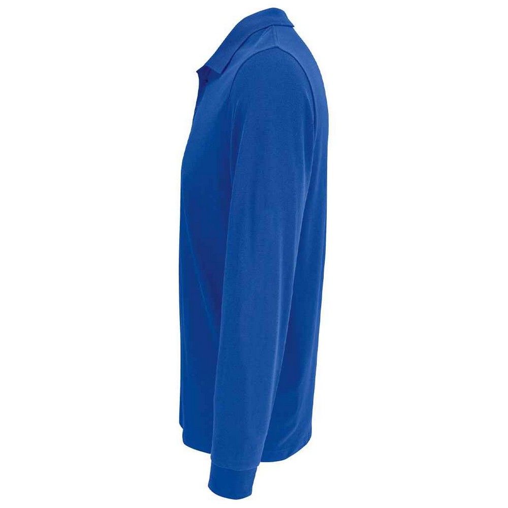 Langärmliges Piqué-Poloshirt