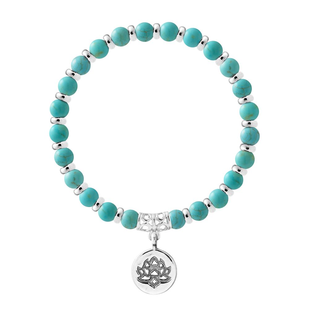 Magic Lotus Lavastein Armband