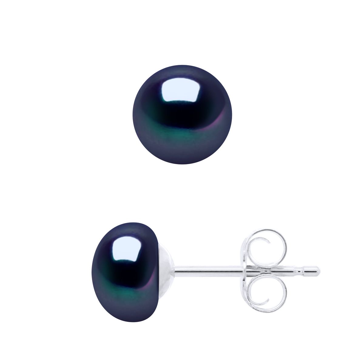 Elegante Süßwasserperlen-Ohrstecker