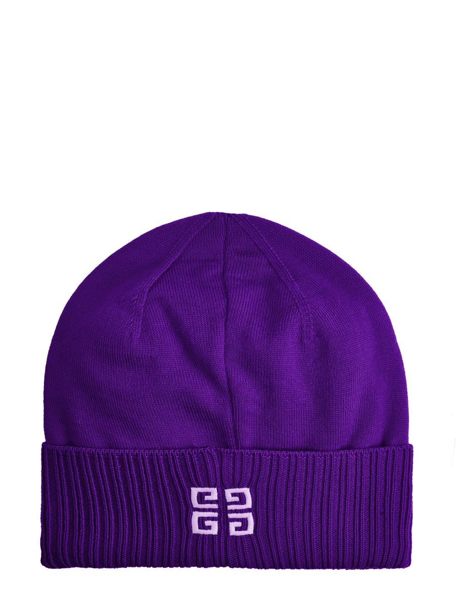Klassische Beanie aus Rippstrick-Wolle