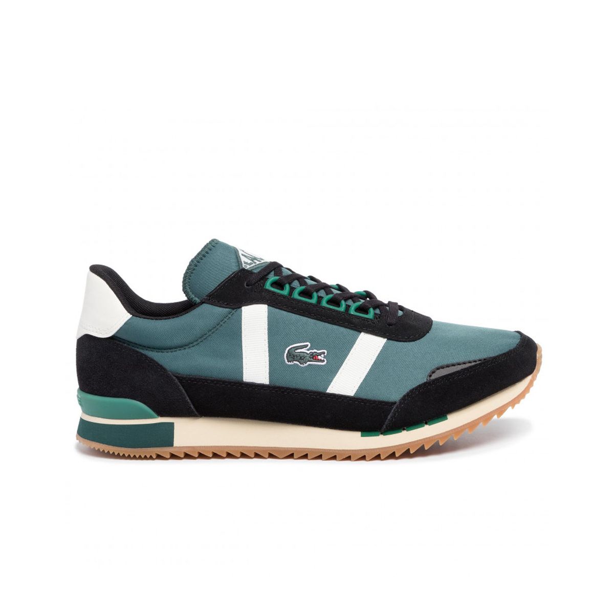 Retro-inspirierter grüner Lauf-Sneaker