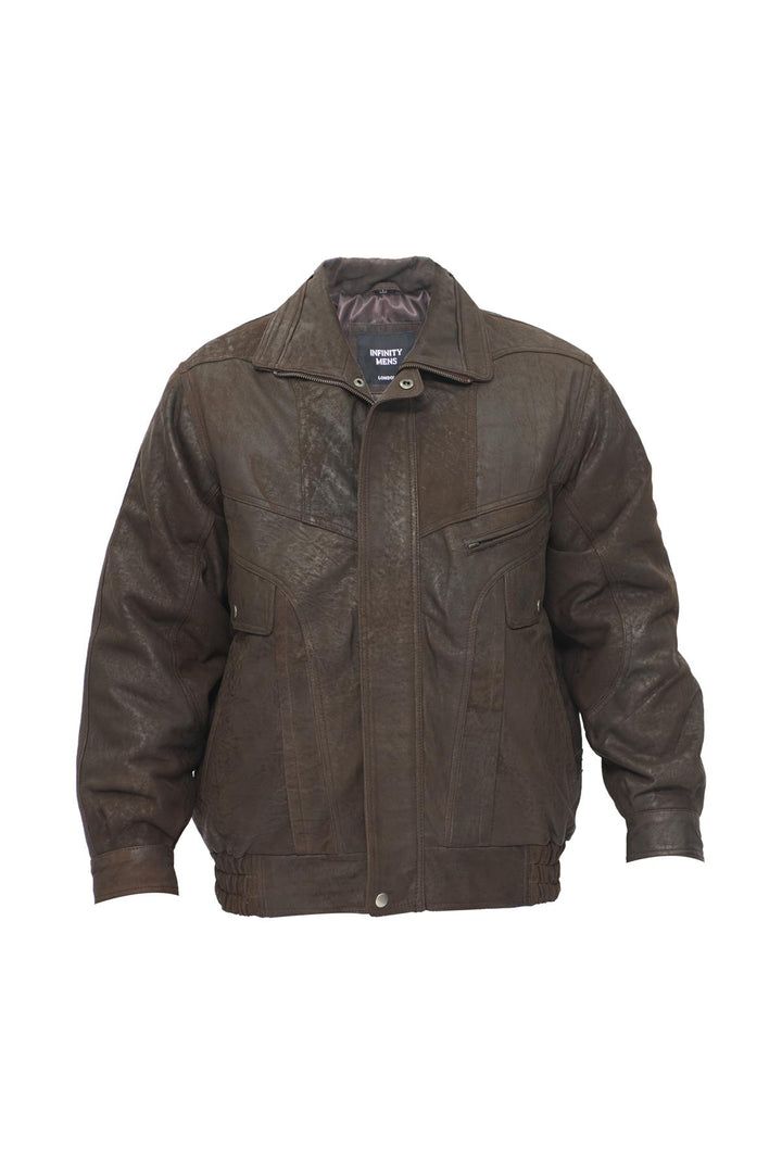 Blouson-Bomberjacke aus Nappaleder