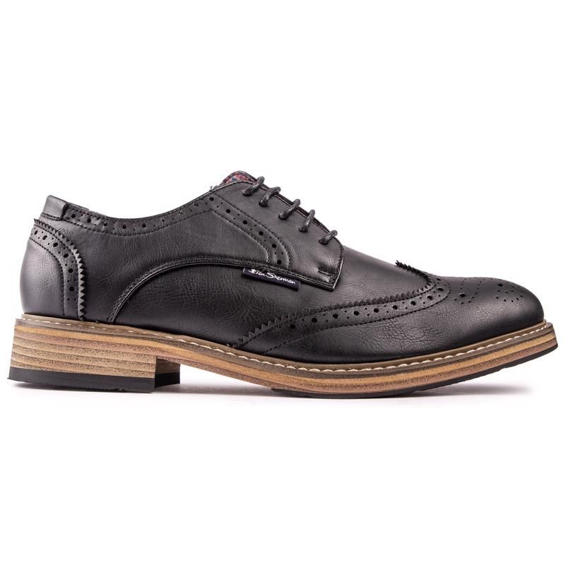 Klassische Brogue-Lederschuhe
