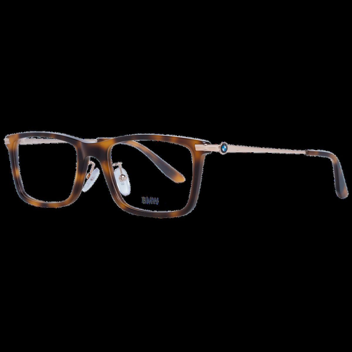 Rechteckige Brille in Braun Schildpatt