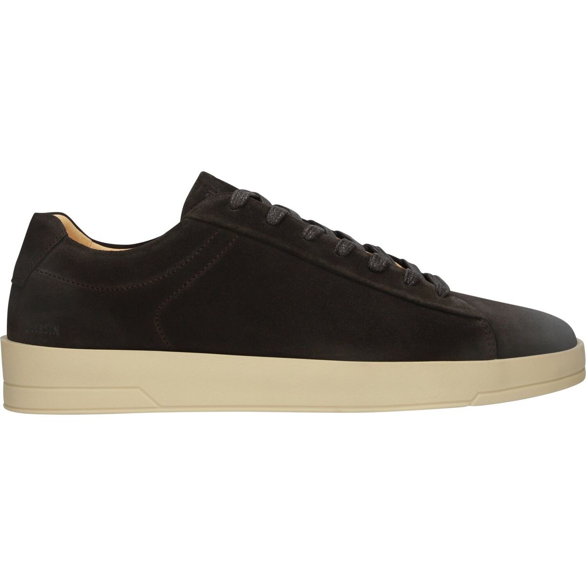 Kaffee Wildleder Low-Top Sneaker