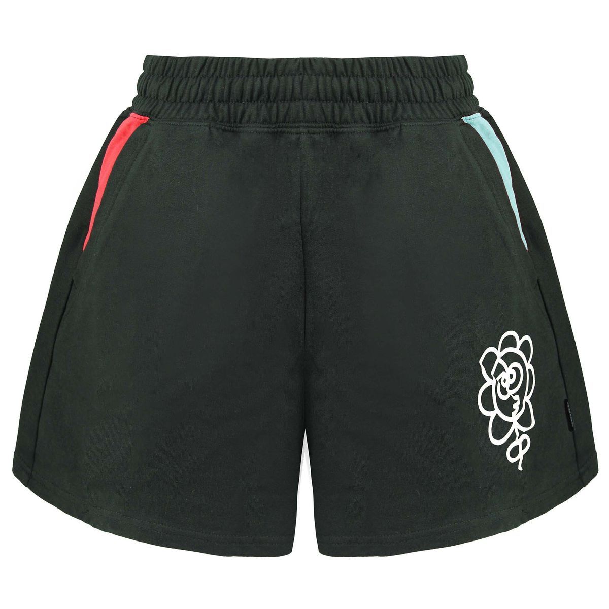 Sweatshorts mit Doodle-Grafikdetails