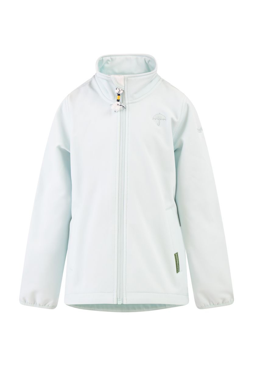 Schmuddelwedda Softshelljacke - recyceltes Material Mädchen Blaumint-280