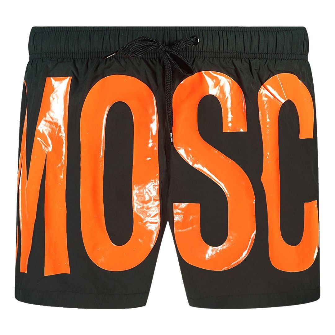 Badeshorts mit Logo-Print