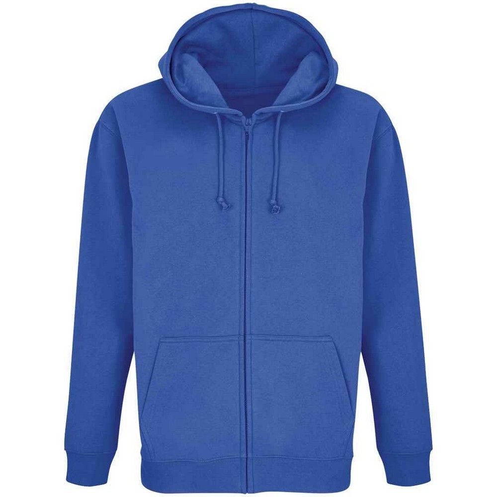 Unisex Fleece Kapuzenpullover mit Reißverschluss