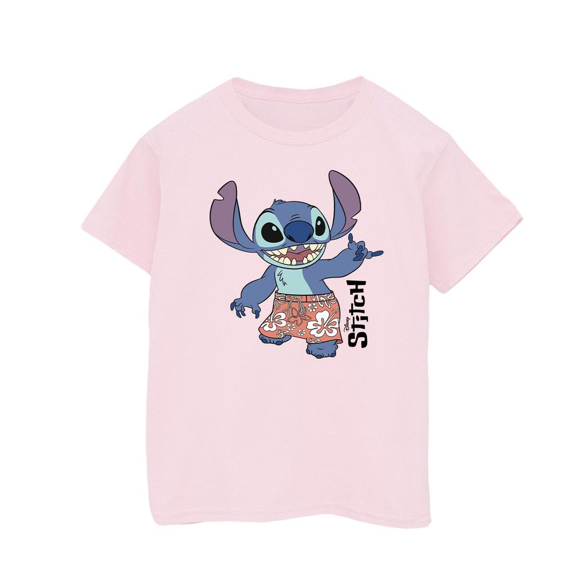 Stitch Baumwoll T-Shirt mit Grafik
