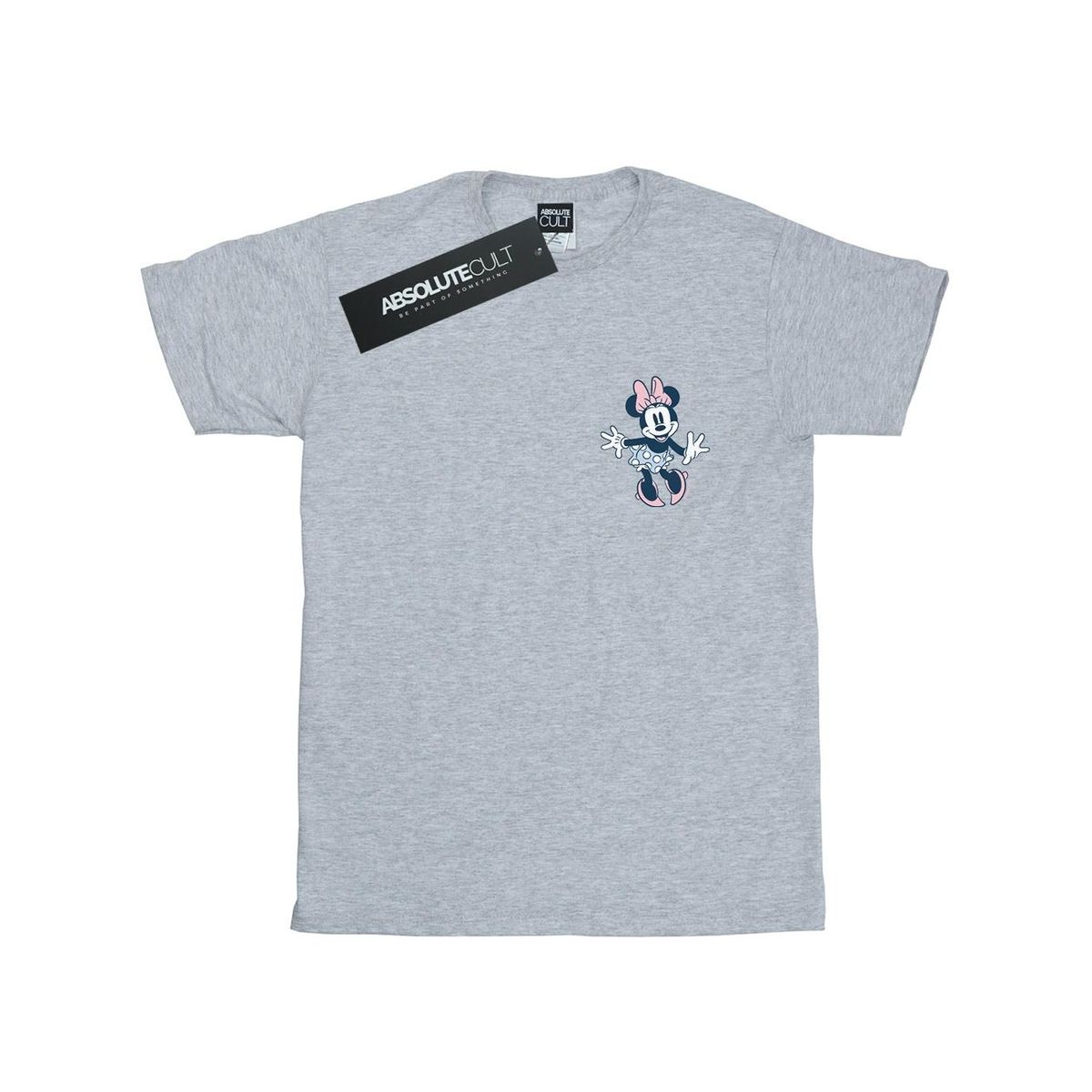 Disney - "Minnie Mouse Dancing Chest" T-Shirt für Damen (Grau)