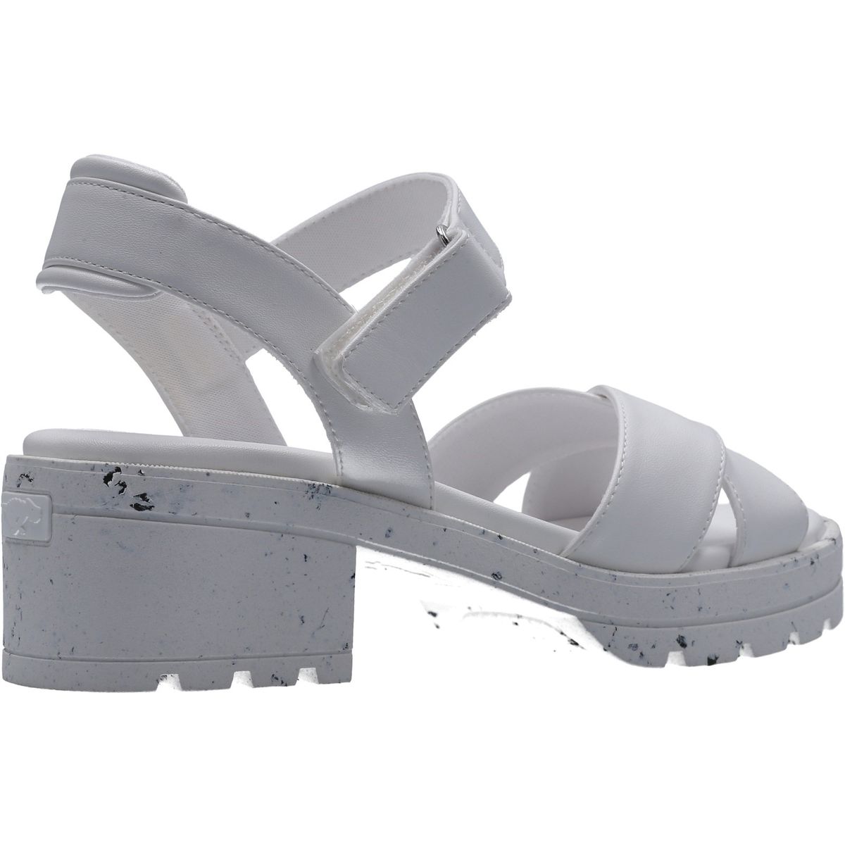 Riemchensandalen mit markantem Blockabsatz