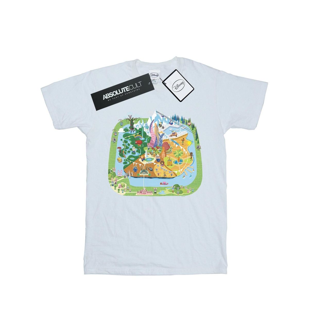 Disney - "Zootropolis City" T-Shirt für Herren (Weiß)