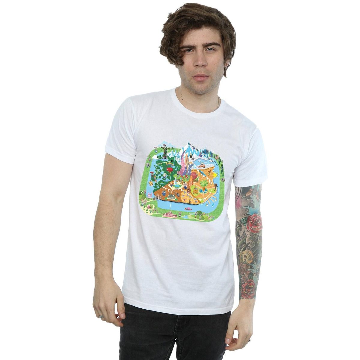 Zootropolis Stadtplan Grafik-T-Shirt