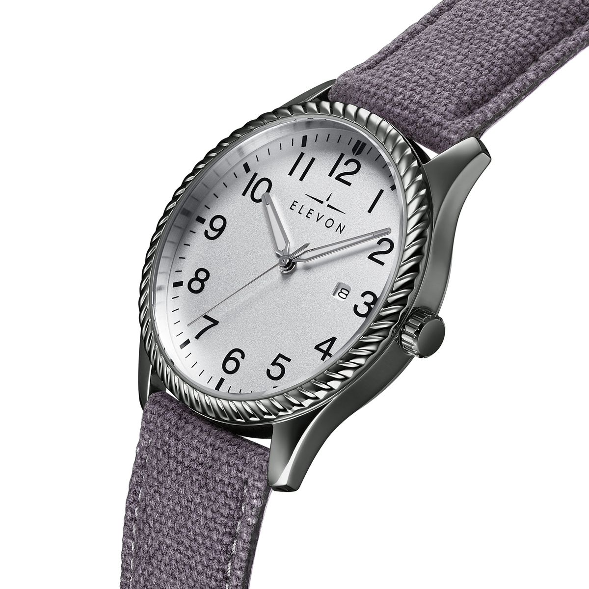 Fliegeruhr mit Canvas-Armband