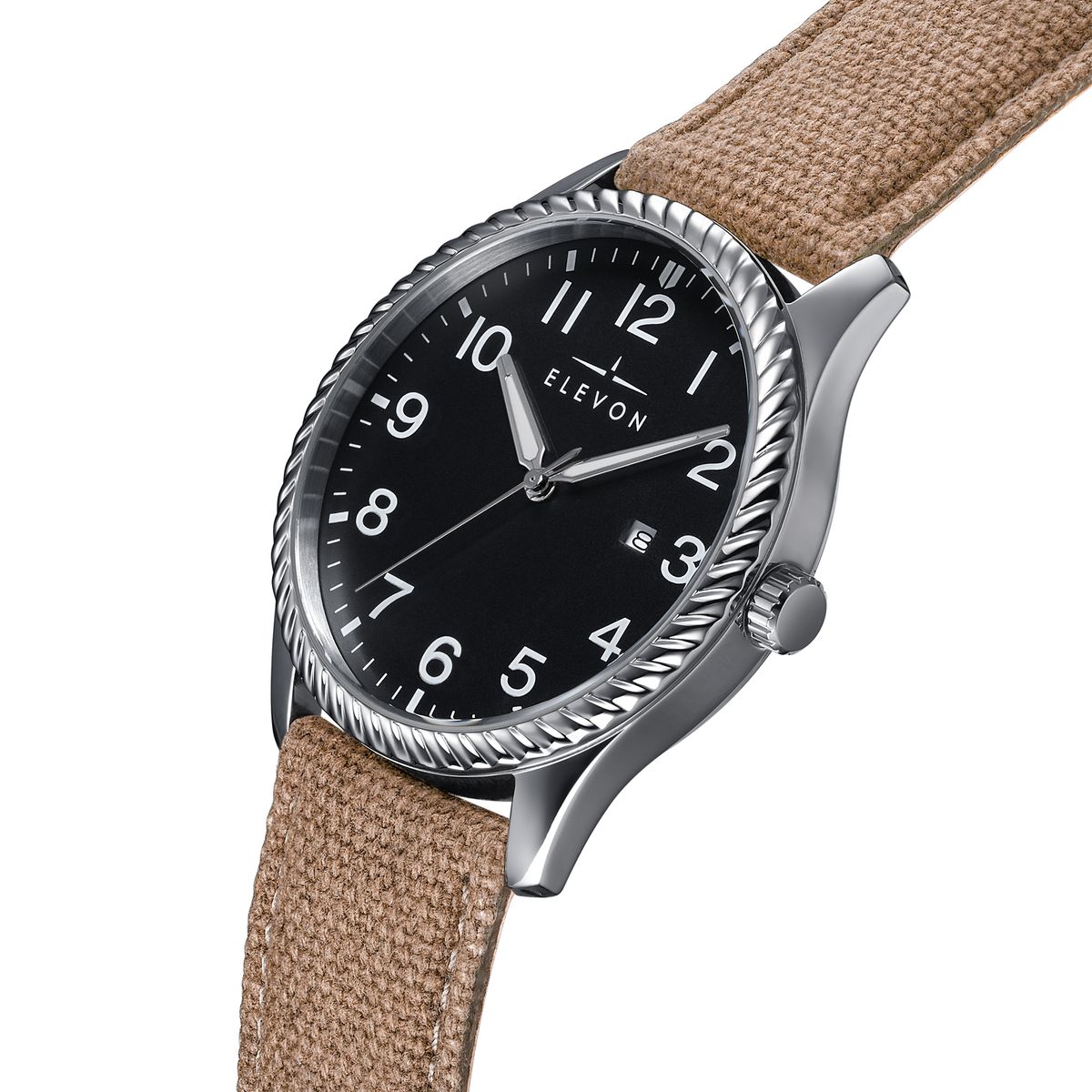 Fliegeruhr mit Canvas-Armband