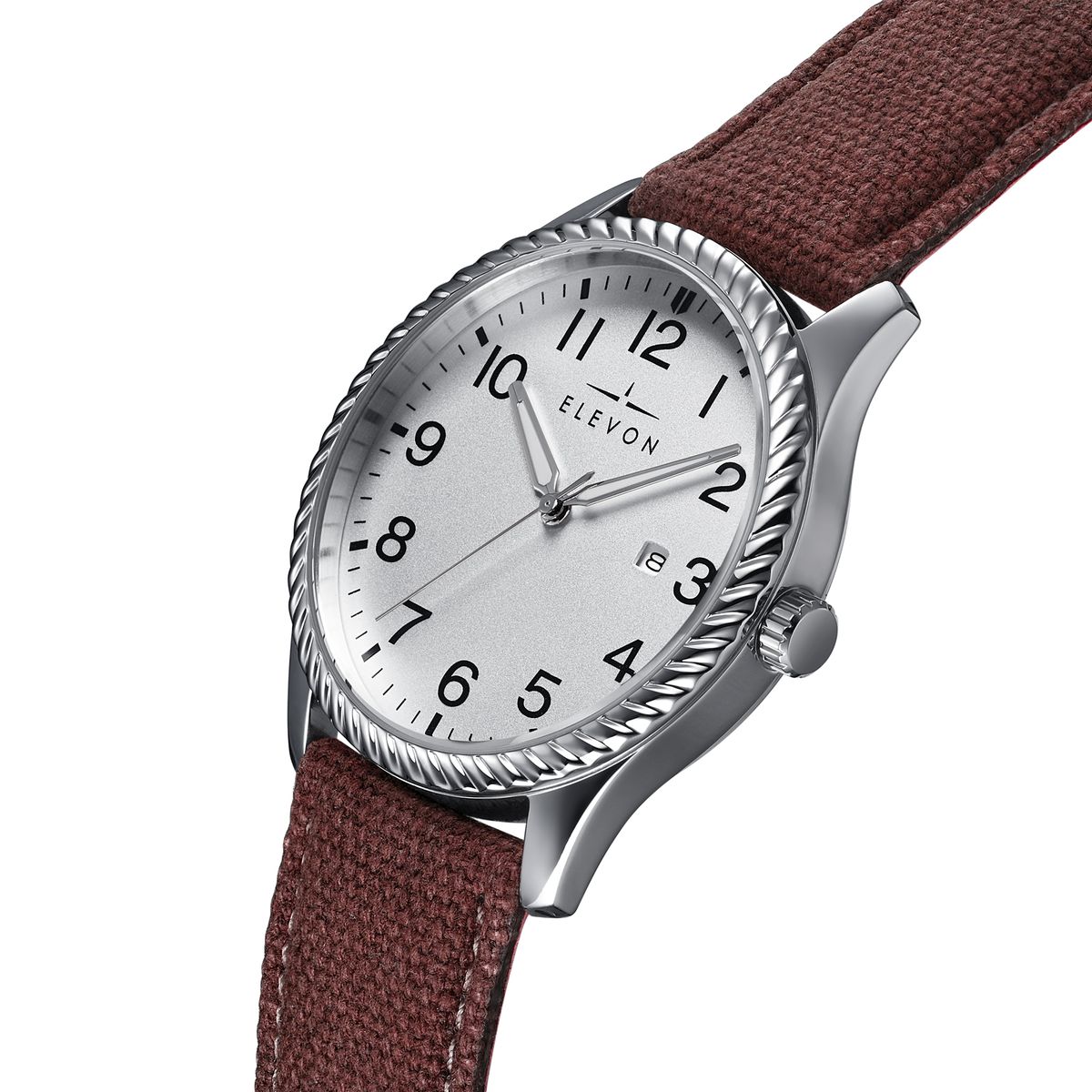 Fliegeruhr mit Canvas-Armband