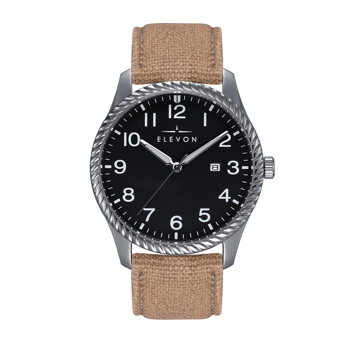 Fliegeruhr mit Canvas-Armband