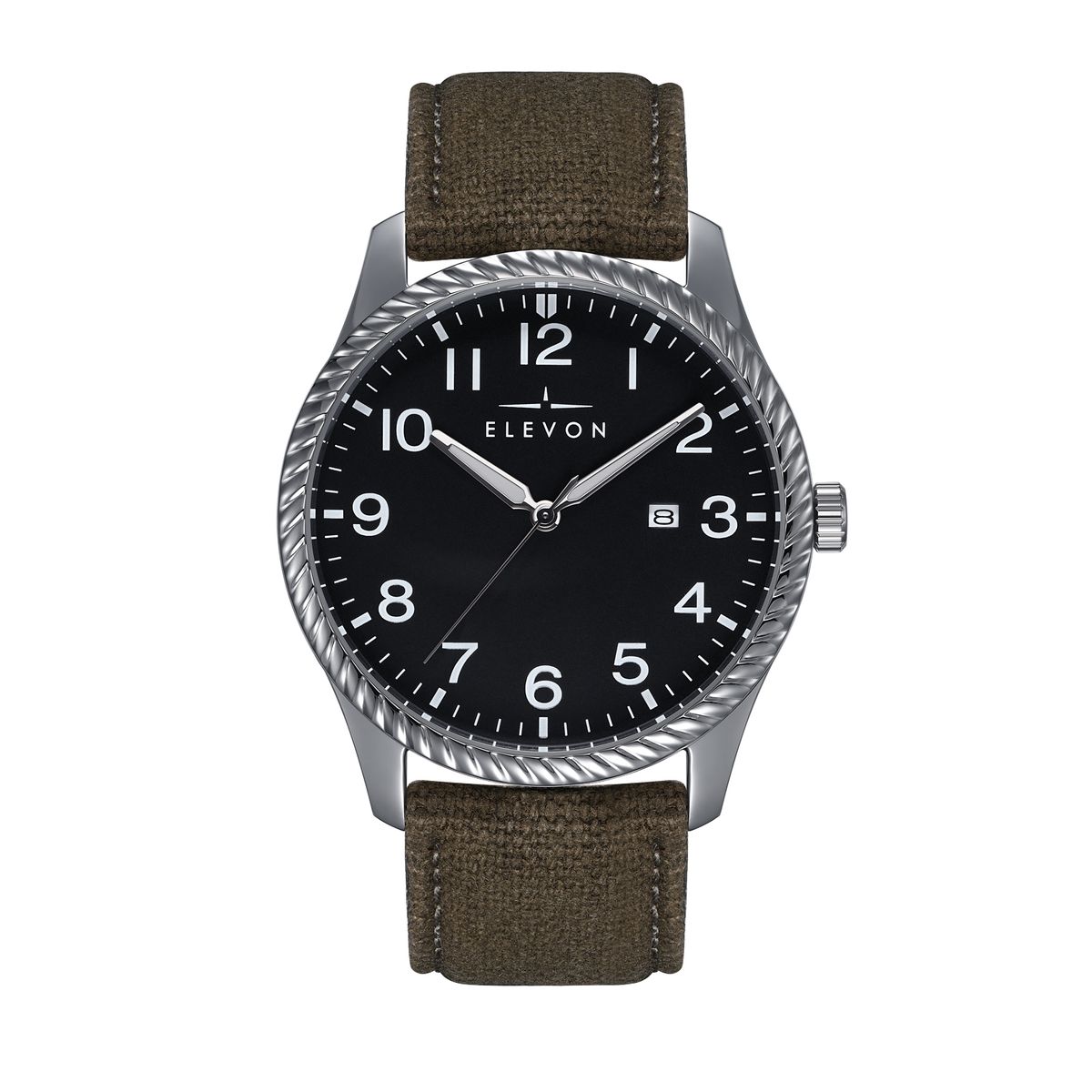 Fliegeruhr mit Canvas-Armband