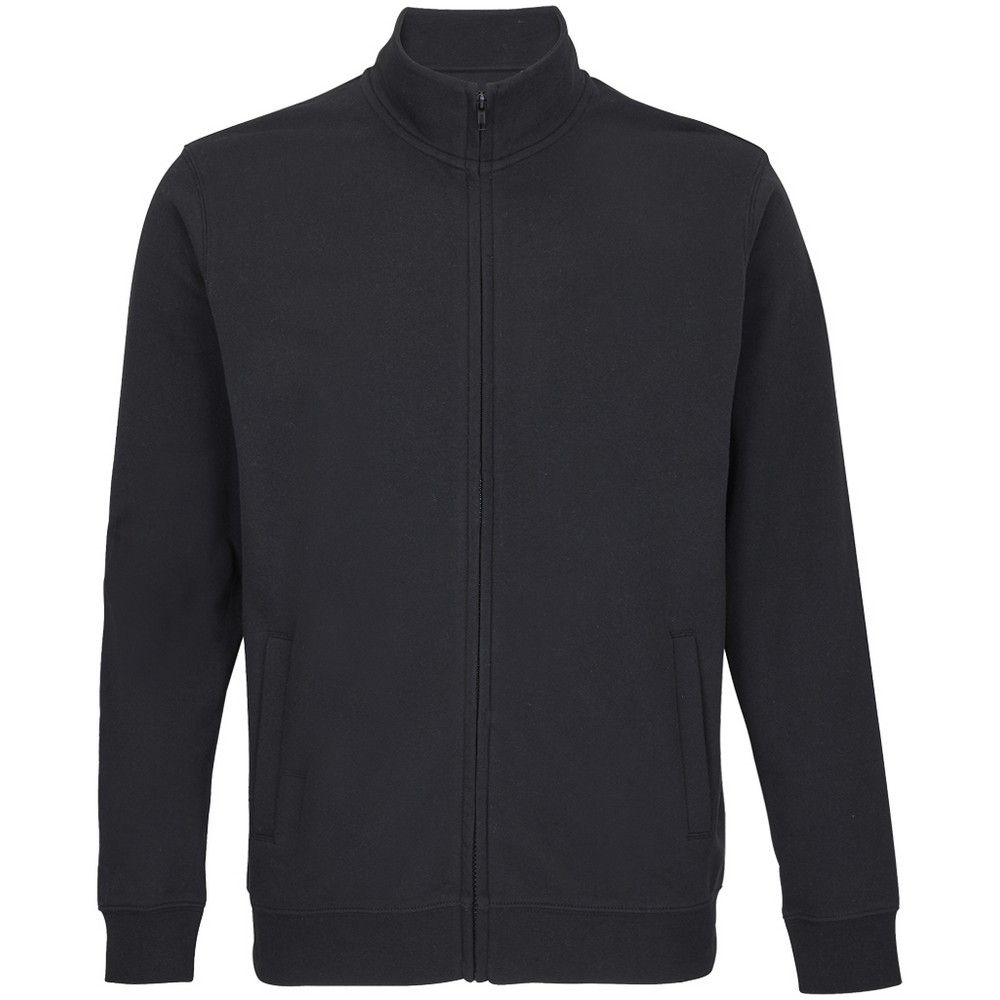 SOLS - "Cooper" Sweatjacke Durchgehender Reißverschluss für Herren/Damen Unisex (Schwarz)