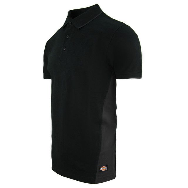 Zweifarbiges Polo-Shirt aus Baumwolle