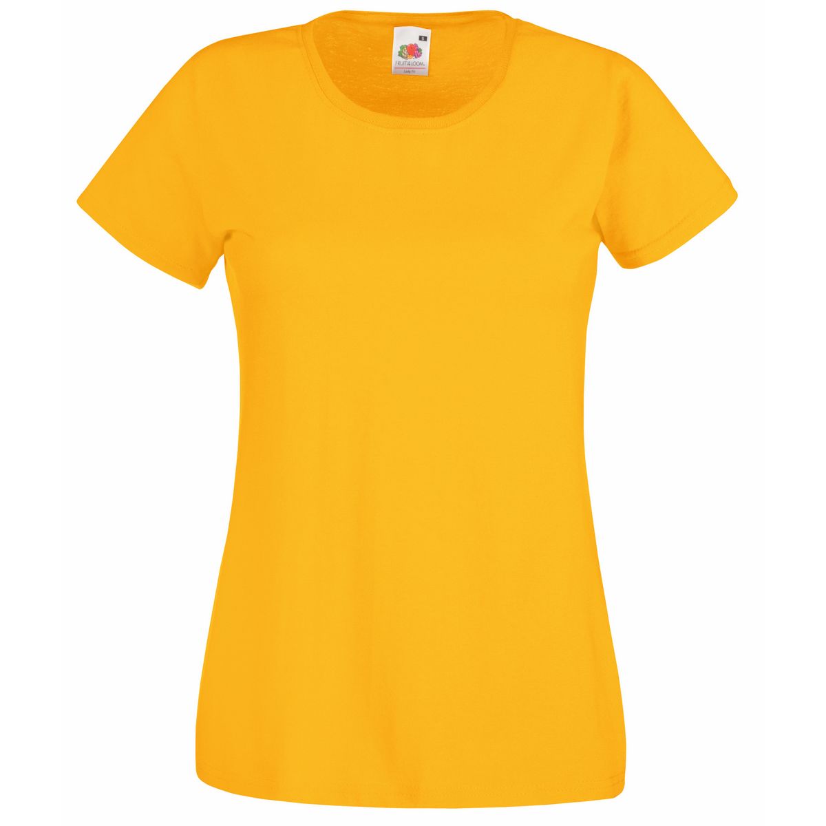 Figurbetontes Kurzarm Basic T-Shirt