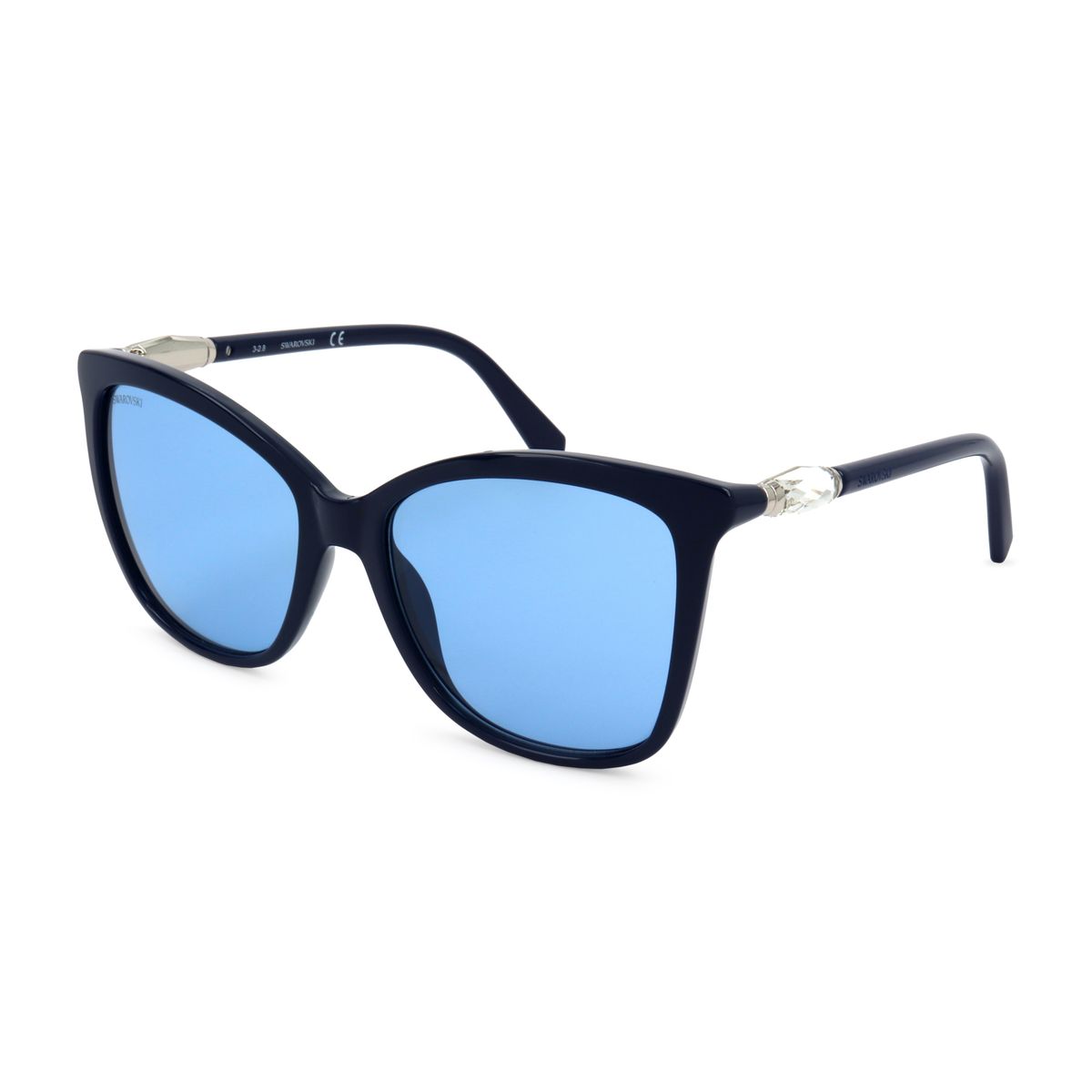 Ovale Acetat-Sonnenbrille