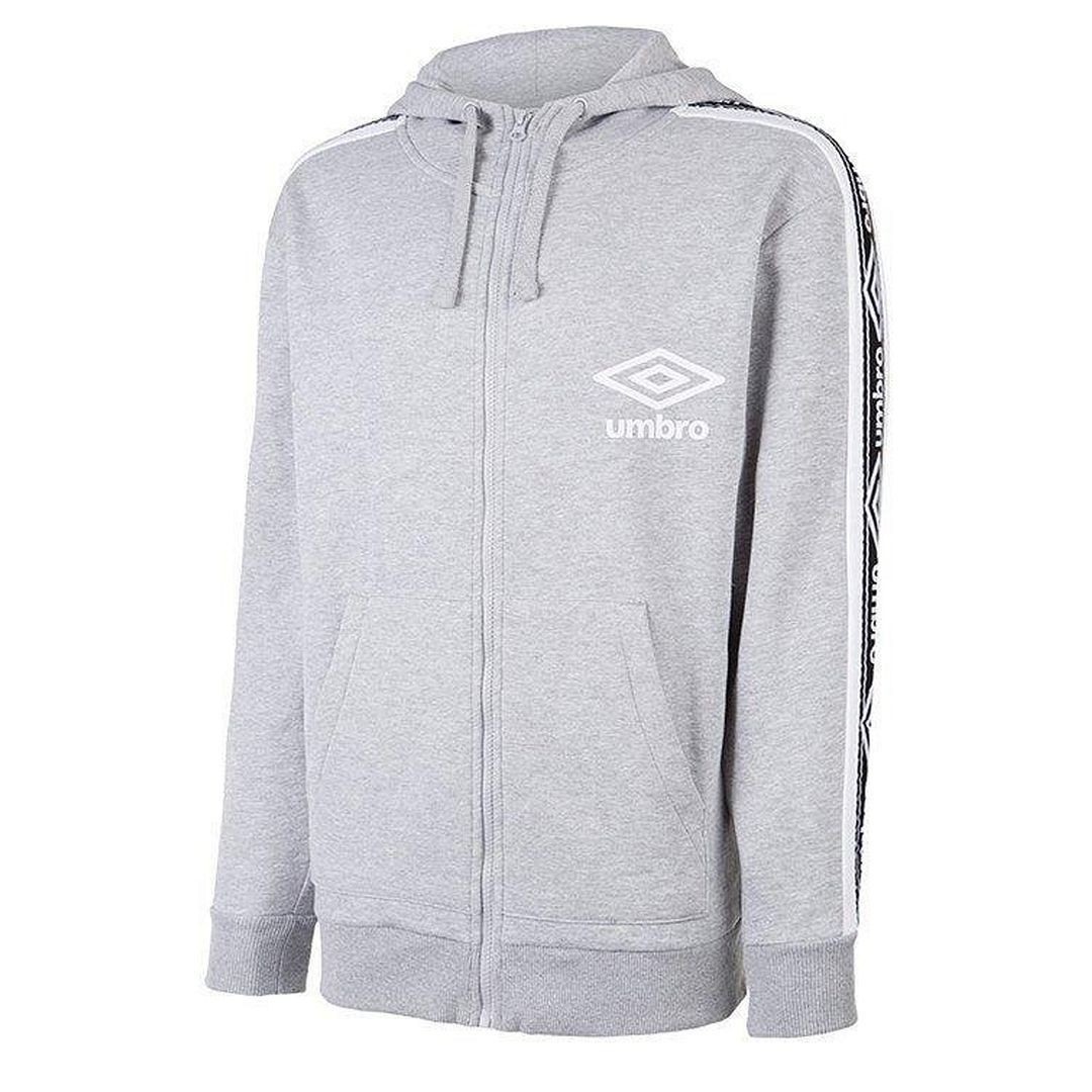 Umbro Mens Grey Taped Track Jacke