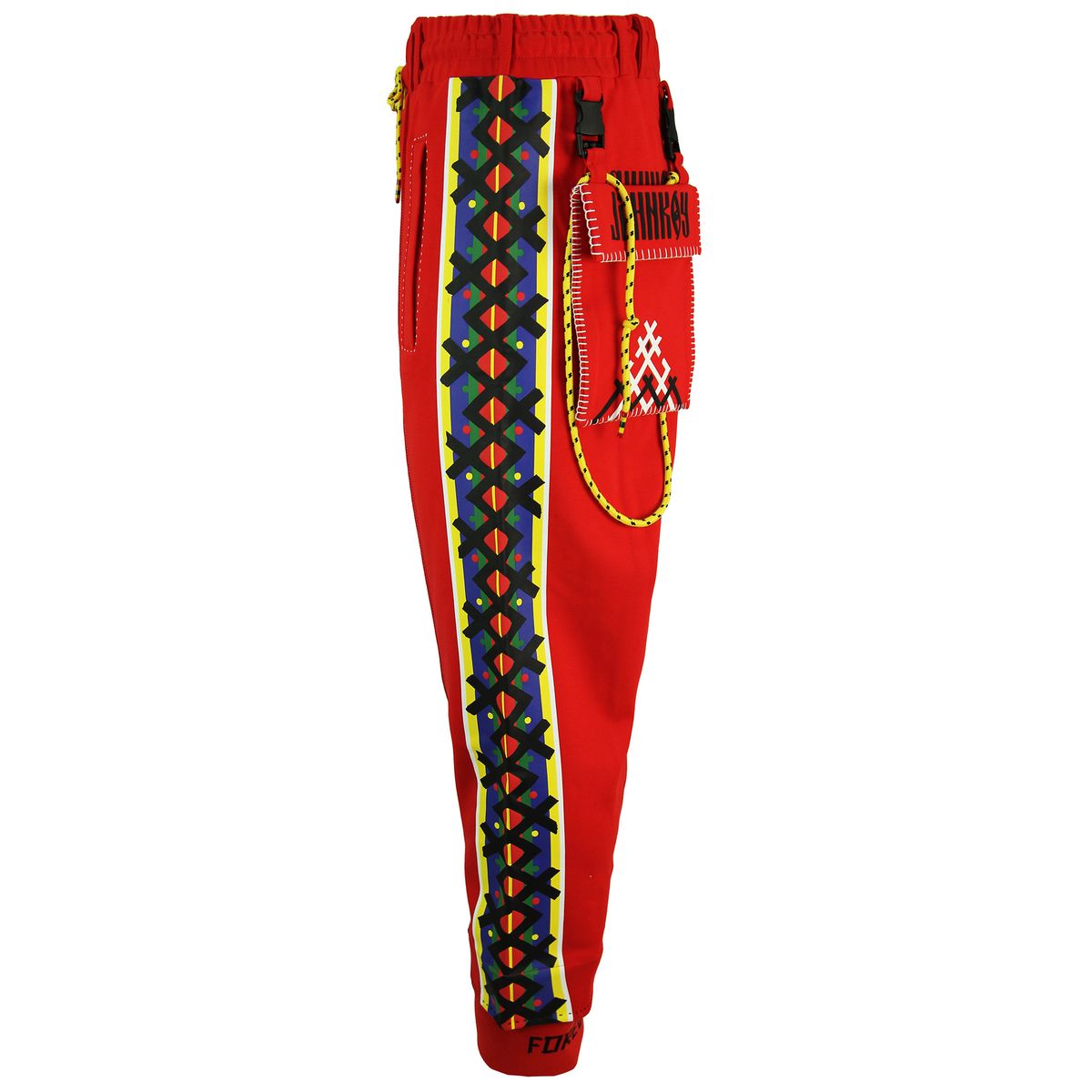 Artisale gemusterte Jogginghose mit Tasche
